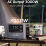 3kw AFERIY Power Station + 580w car charger Image 2