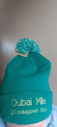 Horse racing stud hat Dubai mile ,,unwanted gift never used ,buyer collects or pays postage thank you, sold as is