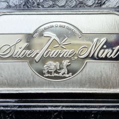 1 oz Silver Bar Silver Towne Mint .999