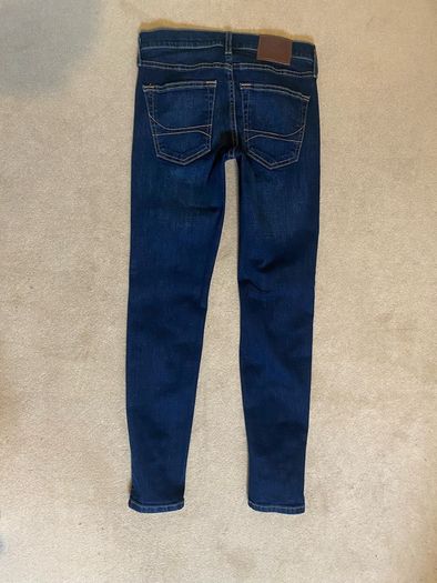 Mens Hollister Dark Wash Super Skinny Jeans - Size W 28/L30