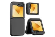 ELESNOW Case for Samsung Galaxy Z Flip 6, with Hinge Protection Samsung Z Flip 6 Phone Case Dual Layer Hard PC &amp; Soft TPU Shockproof Full Protective Cover