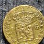 1 gulden william III koning der ner speelmunt Play coin Token Image 3