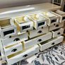 Dining Room Bureau / Dresser in cream white.. Superb! Image 4