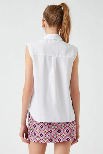 ZARA Pink Floral Mini Skirt Size 8!