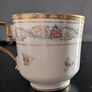 Antique G.D. & Co Limoges France Floral Porcelain Cup with Gilt Trim Image 3