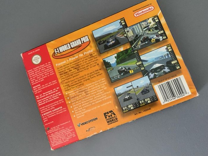 F1 World Grand Prix N64 Nintendo 64 Boxed