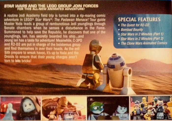 Lego Star Wars: The Padawan Menace [2011] [Blu-ray Animated Movie]