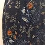 Navy Blue Floral Pocket Dress Image 4