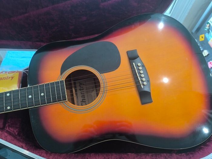 Acoustic guitar and Hiscox hard case