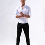 Blakely Stretch Chinos - Black Image 5