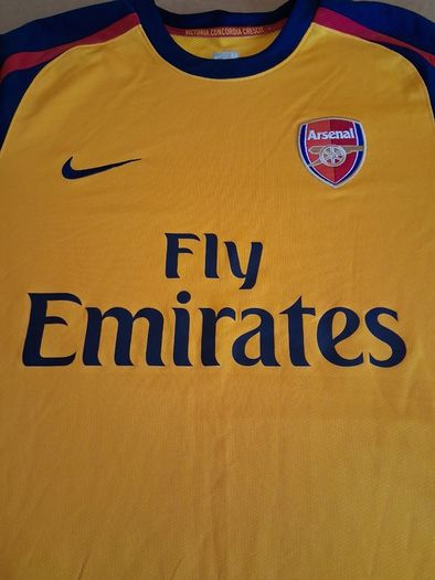 Arsenal Jersey. Official Nike Arsenal Mens Away Jersey From Season 2008 / 2009. Authentic Original From The Time. Not A Modern Day Remake.