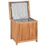 Garden Storage Box 60x50x58 cm Solid Teak Wood Image 5