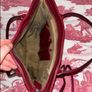 Texier vintage red leather bag Image 3