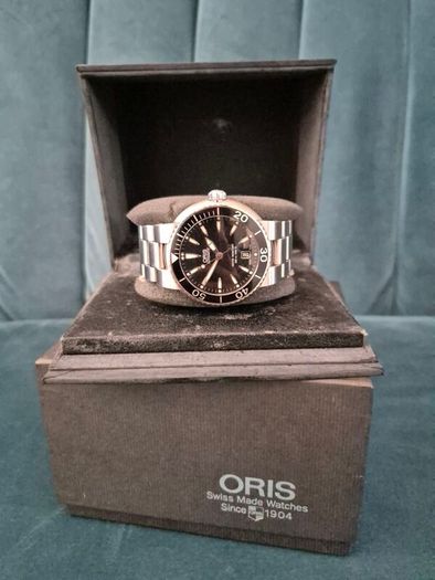 Oris TT1 diver date ref 7533