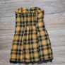 Hollister 'Social Tourist' Yellow Tartan Mini Strapless Dress Image 7