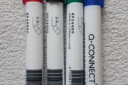 Q Connect Whiteboard Marker Medium Bullet Assorted 4 Loose Home Office School College