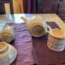 Nicholas Mosse lavender  new tea set from Washington Creek USA . A tea pot, large mug, creamer and sugar bowl . Image 6