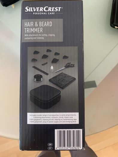 SilverCrest Hair & Beard Trimmer Brand New, Unopened Box!