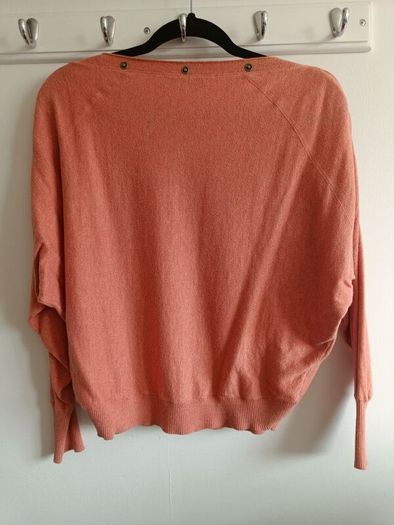 ALLSAINTS Coral/Terracotta Batwing Knit Top