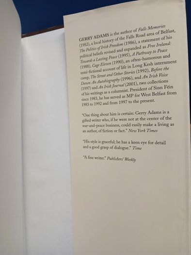 Signed Gerry Adams - Hope and History