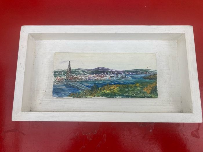 Oil painting Derry free postage