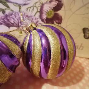 3 Large Christmas Baubles