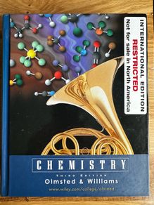 Chemistry by Olmsted and Williams | Third Edition (Hardcover)