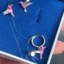 Silver earrings and pendant Image 9