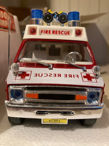 Dodge Van Fire Rescue Rare Scale 1/25 Polistil Year 1980