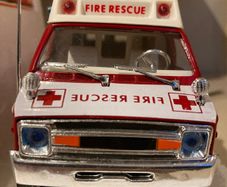 Dodge Van Fire Rescue Rare Scale 1/25 Polistil Year 1980