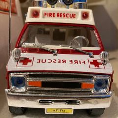 Dodge Van Fire Rescue Rare Scale 1/25 Polistil Year 1980