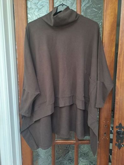 Oversized COS style asymmetric turtleneck