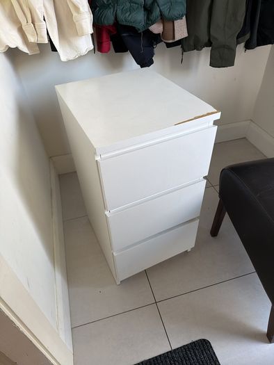 side table with drawers