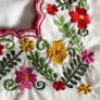 Mexican floral embroidery blouse size small medium Image 4