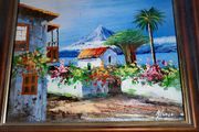 Summer vibes oil painting