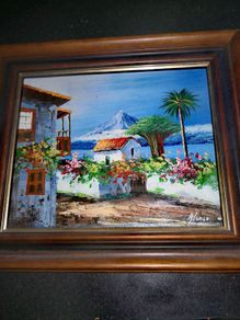 Summer vibes oil painting