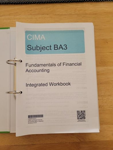 CIMA Certificate in Business Accounting textbooks