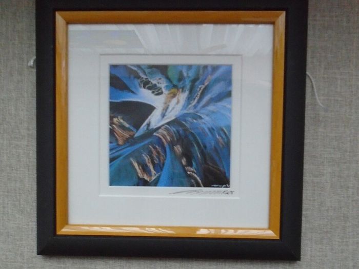 Painting, Pastel on paper, Home decor, art.