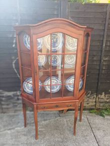 Vintage Mahogany Display Cabinet