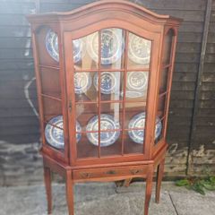 Vintage Mahogany Display Cabinet