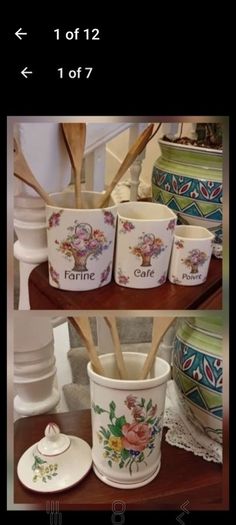 5 Piece French Kitchen Storage Set