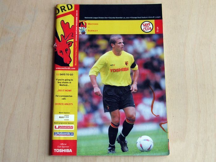 Watford Football Club programmes