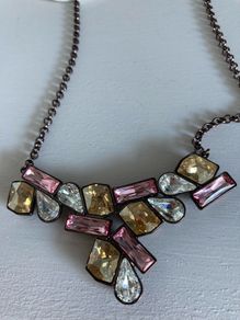 New crystallised  statement piece  necklace beautiful bought in  NY