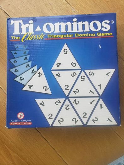 Triominos board game