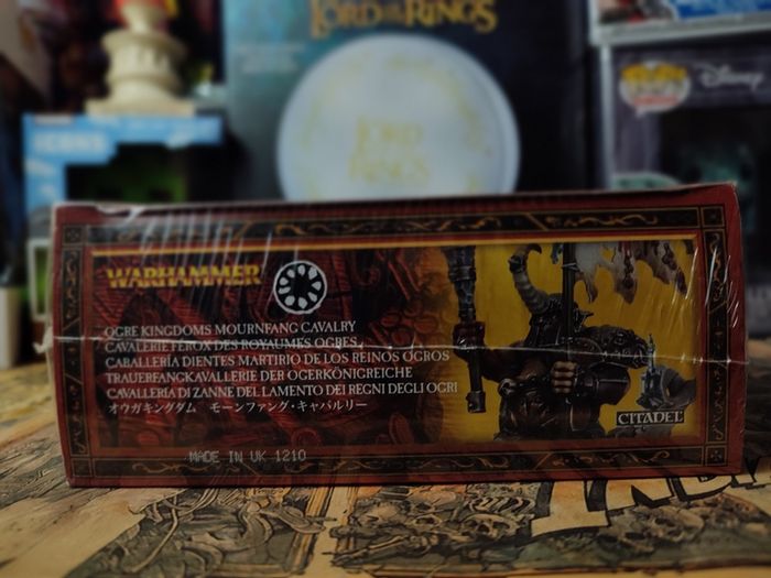 Warhammer Ogre Kingdoms Mournfang Cavalry ! RARE ! Out of Print ! Sealed ! NIB/OOP ! Games Workshop !