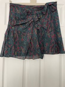 Reiss Skyla Wrap Skirt - Reptile Print - Multi - Size 12 - New with Tags
