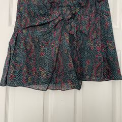 Reiss Skyla Wrap Skirt - Reptile Print - Multi - Size 12 - New with Tags