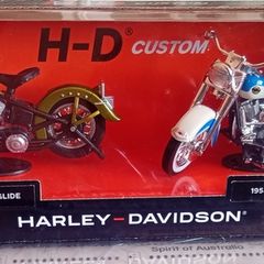 Harley Davidson Motorbike Model Set
