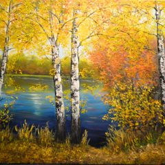 Beata Puskarczyk Art "By the lake"