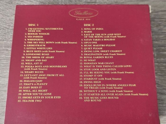 A Portrait of Tommy Dorsey. 2 CD Boxset. 44 Tracks. Mint Condition